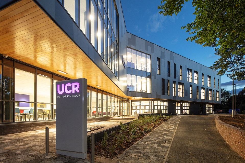 Entrance of University college Rotherham
