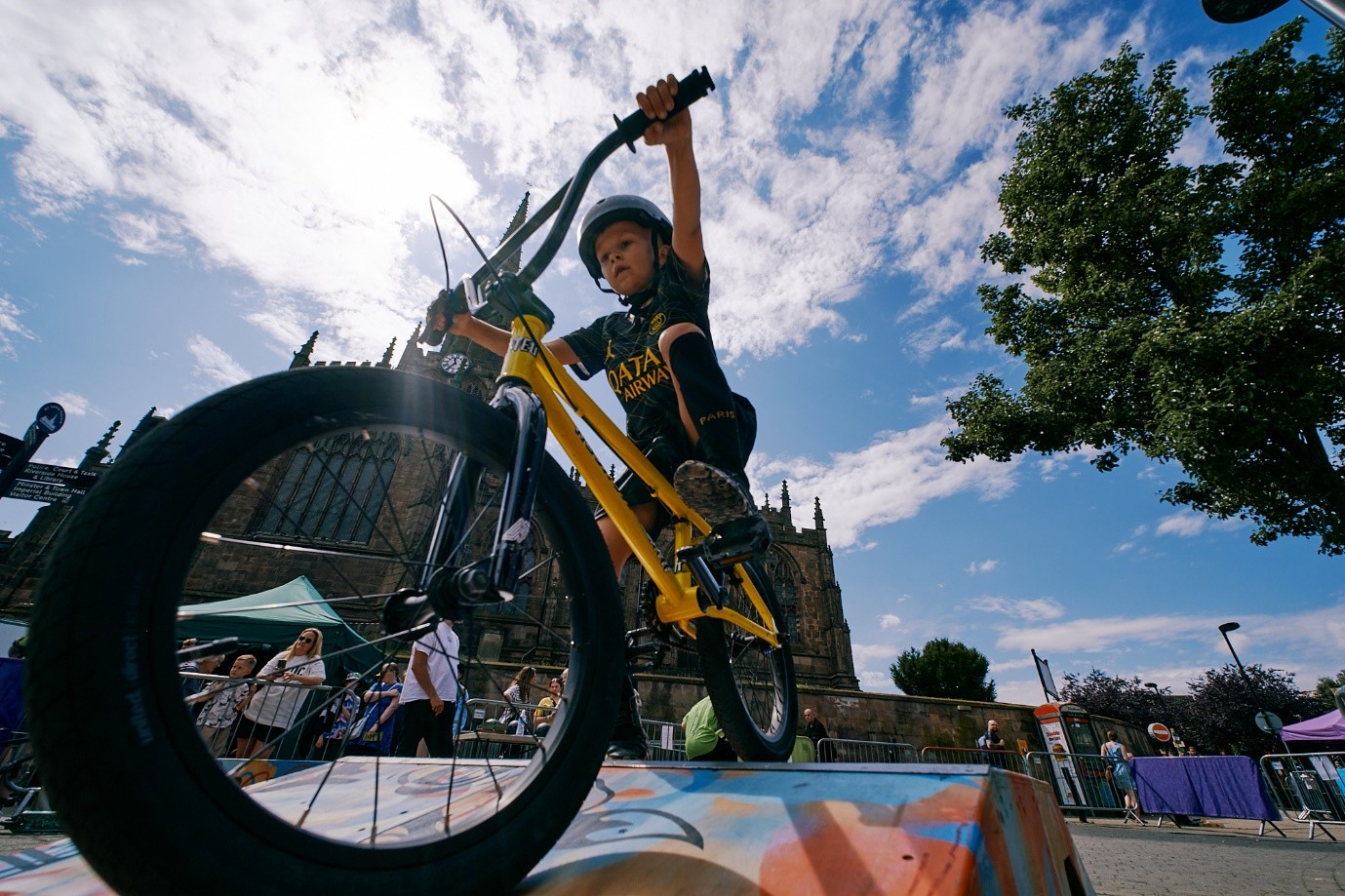 Child on a bmx